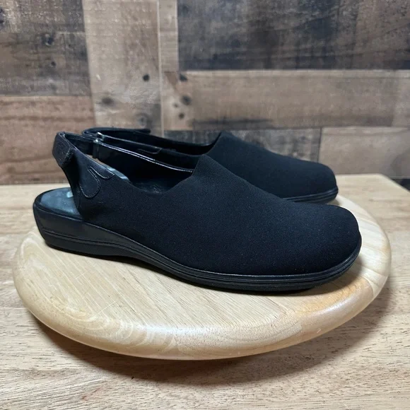 SoftWalk Black Mules - Picture 1 of 9